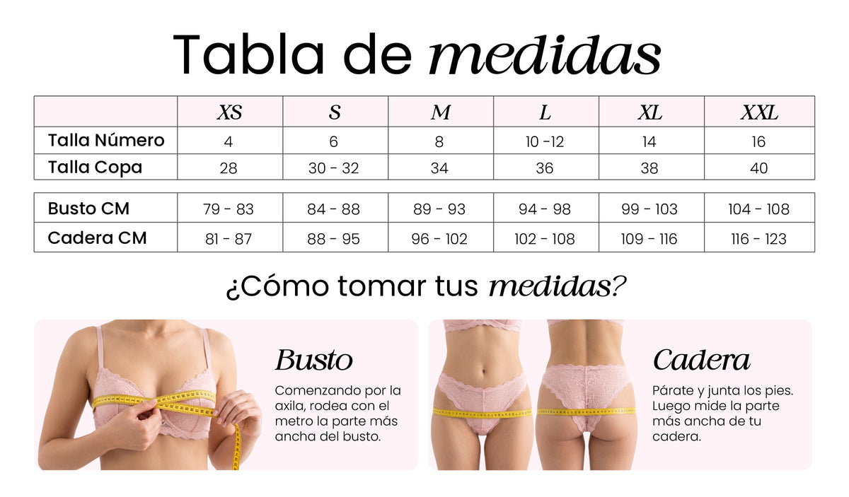 Tabla de medidas